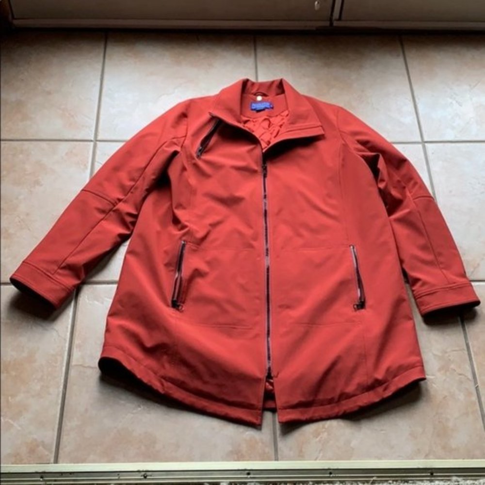 Nwot Pendleton Orange Weatherproof Lined Hiking J… - image 2